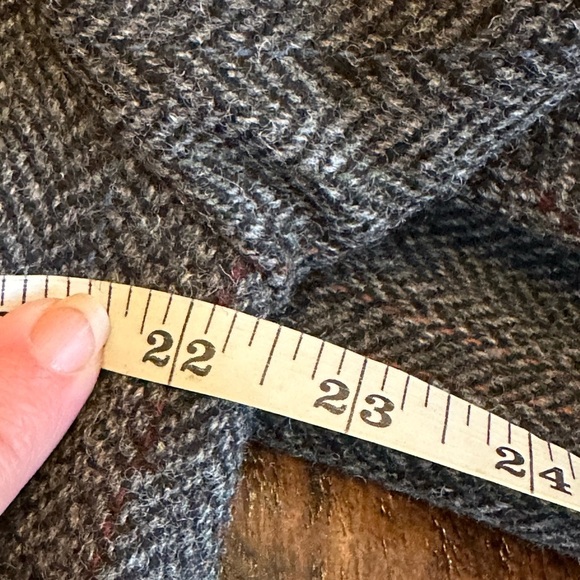 Alan Flusser | Classic 100% Wool Sports Jacket w/Leather Elbow Patches, 40R - Picture 11 of 11